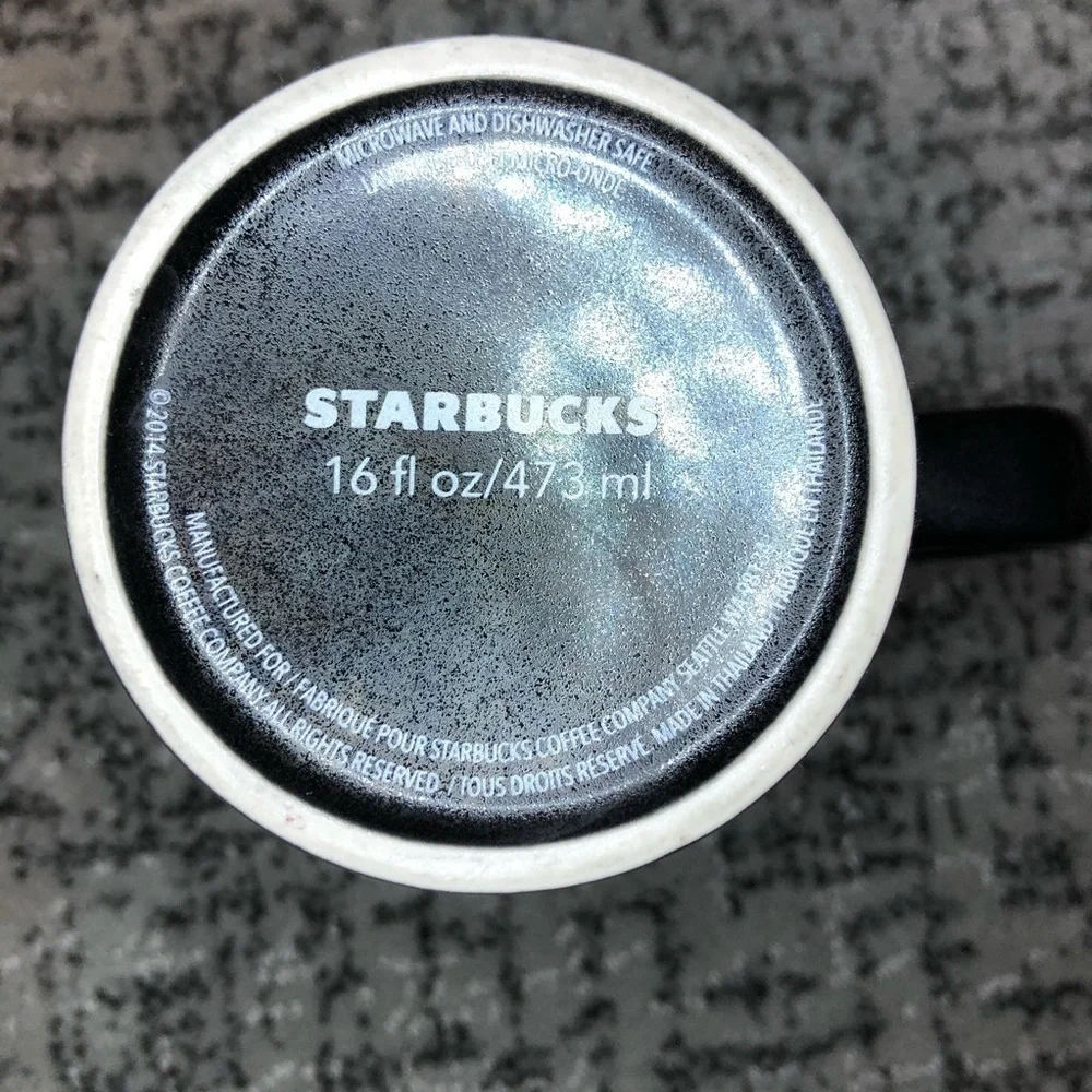 Starbucks Tall Mug 2014 Black Dot Collection